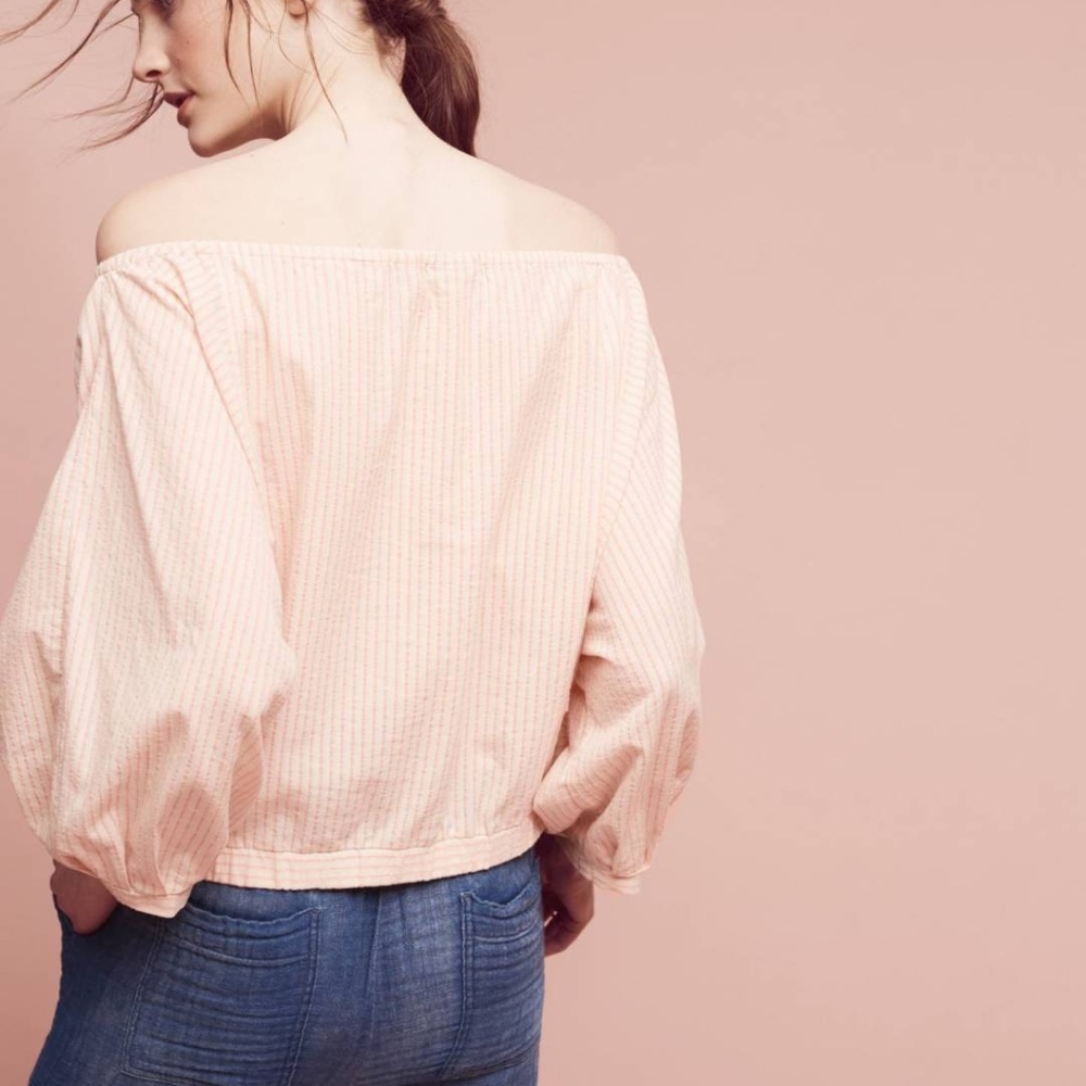 Anthropologie Off-The-Shoulder Top - Picture 3 of 8